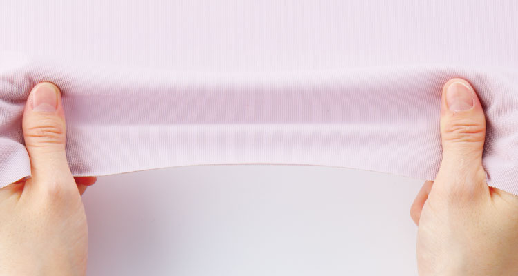 トリコットのストレッチ性