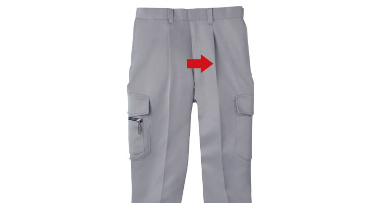 ワンタックパンツ