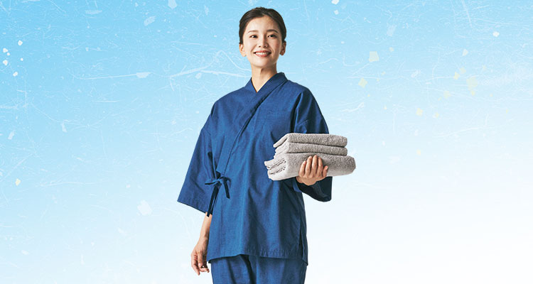 作務衣(上衣)[男女兼用](34-FJ0712U)