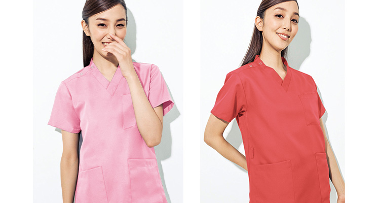 ピンクスクラブ(WH11485 左:ピンク 右:コーラルピンク)