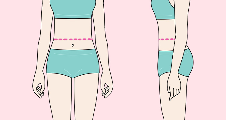 ジャストウエストのイメージ