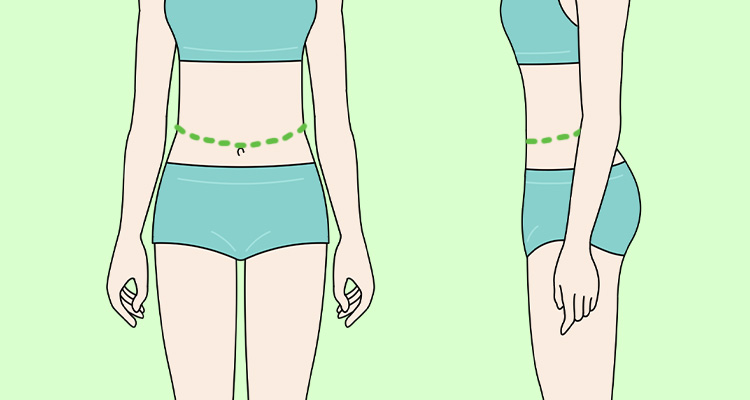 ウエストハングのイメージ