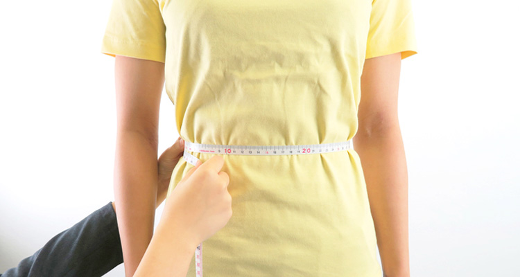 ウエストの測り方