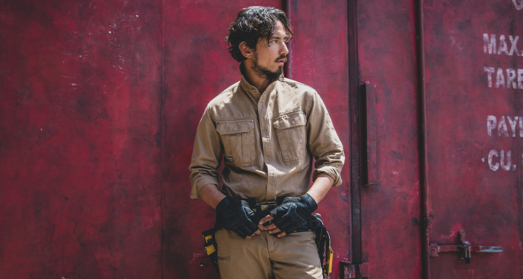 綿100%の作業服(8035)