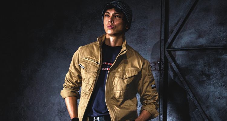 綿100%の作業服(8101)