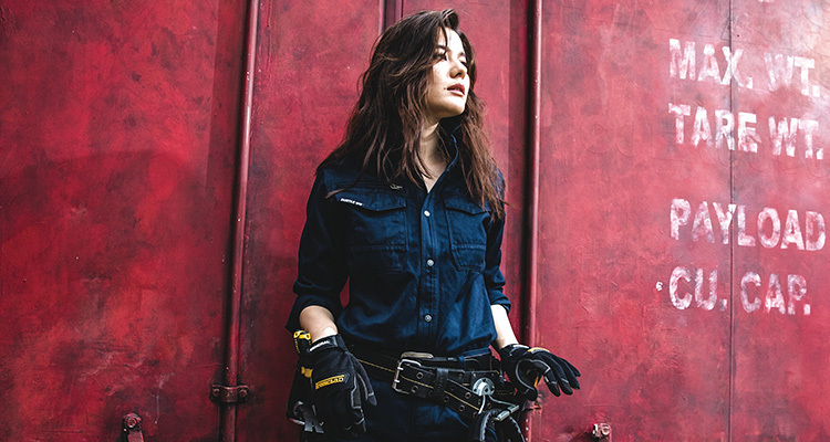 綿100%の作業服(8105)