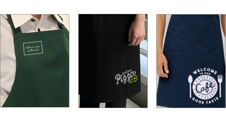 エプロンの加工事例