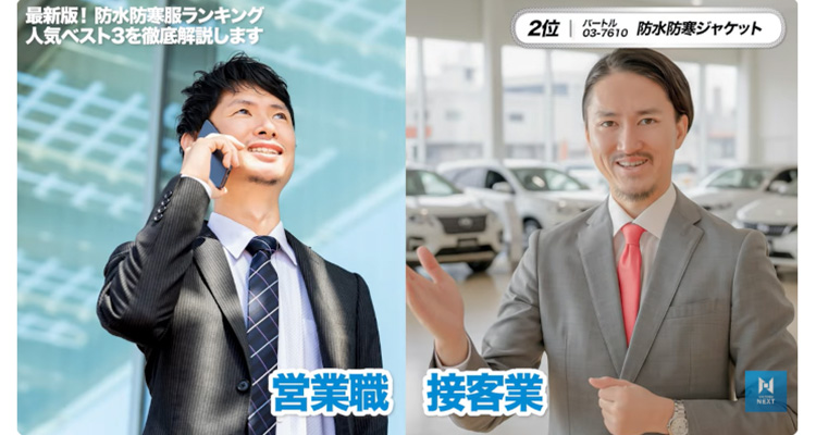 サブマリンは営業職や接客業の方にもおすすめ