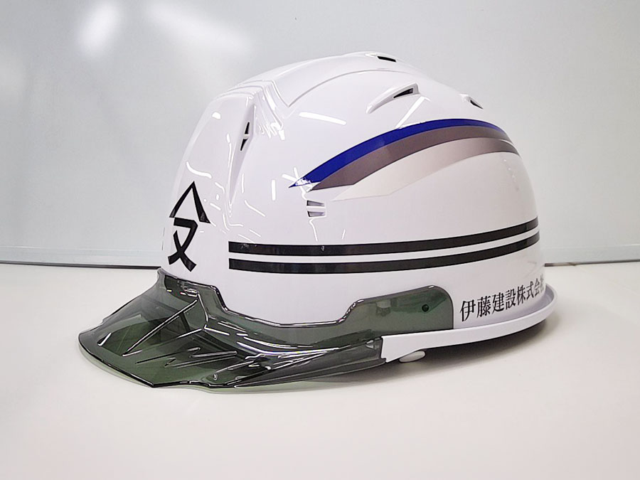 ヘルメット加工事例No.185【伊藤建設株式会社 様】