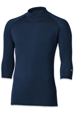 MIZUNOローネックアンダーウェア(7分袖)[男性用](31-MZ0305