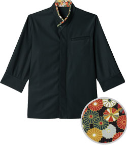 七分袖和風シャツ[男女兼用](31-AS8011) | チトセ株式会社 | フード 