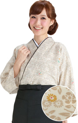 二部式着物セット/雲井ぼかし草小紋柄[女性用](33-OD254SET