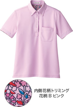 レディースポロシャツ/花柄B[女性用](34-FB4019L) | 株式会社