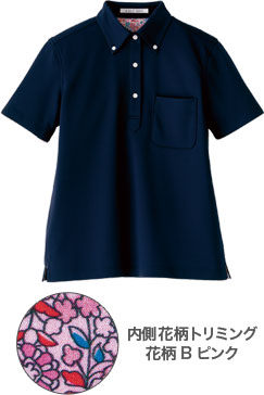 レディースポロシャツ/花柄B[女性用](34-FB4019L) | 株式会社