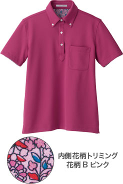 レディースポロシャツ/花柄B[女性用](34-FB4019L) | 株式会社
