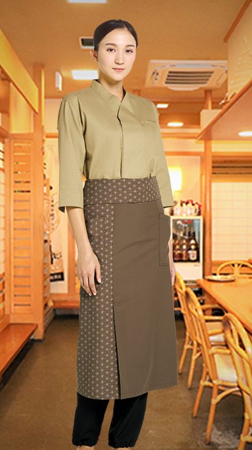 七分袖和風シャツ[男女兼用](31-DN8911) | チトセ株式会社 | フード