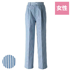 【在庫限り】ストライプパンツ[女性用](35-BL1474)
