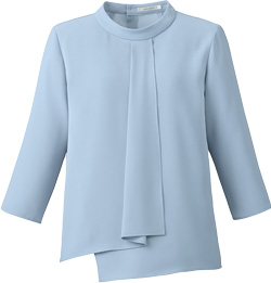 ボンマックス 事務服 チュニック 吸水速乾 ストレッチ ブラック 15号