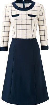 MATELASSE ワンピース[チェック/抗ウイルス](21-62010) | tspea.org