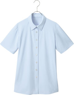半袖シャツ AR1686 ニット 吸汗速乾 消臭 ノーアイロン 事務服 仕事服 オフィスウェア 5号〜17号 半袖シャツ AR1686 ニット 吸汗速乾 消臭 ノーアイロン 事務服