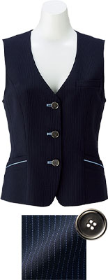 春夏用]ベスト(34-LV1751) | 株式会社ボンマックス | 事務服・会社制服の通販ならオフィスユニフォーム