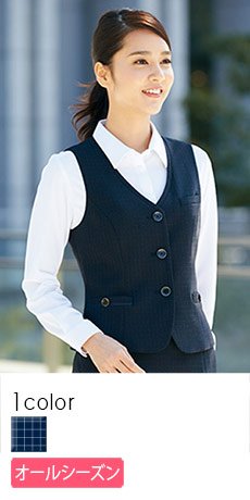 通年]ネイビーチェック・タイトスカート(22-AR3873) | 株式会社チクマ | 事務服・会社制服の通販ならオフィスユニフォーム