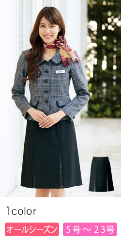 商品画像：human woman｜◇ボックスプリーツAラインスカート | Rakuten 3