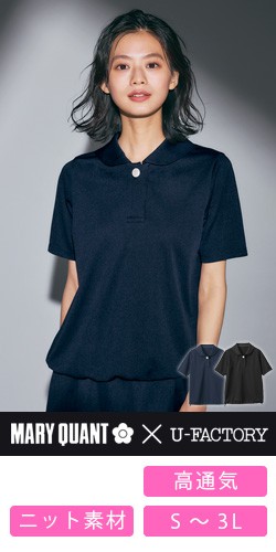 春夏用]MARY QUANT 半袖ポロシャツ[ニット](22-M13051) | 株式