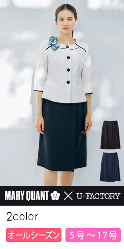 有名な高級ブランド 通年]MARY QUANT スカート[ストレッチ/抗ウイルス/抗菌](22 スーツ・フォーマル・ドレス