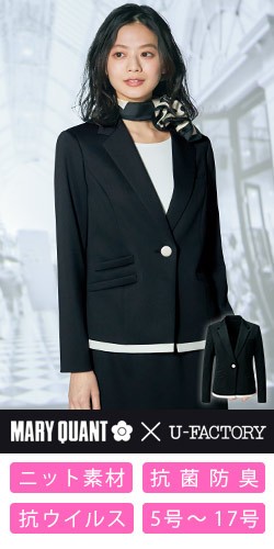通年]MARY QUANT ジャケット[ニット/吸汗速乾/防シワ](22-M43241