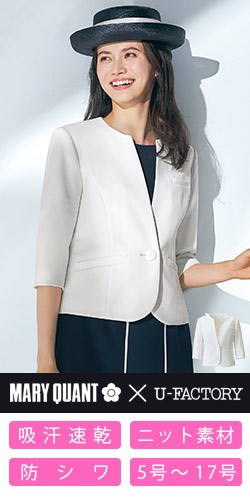 通年]MARY QUANT ジャケット[ニット/吸汗速乾/防シワ](22-M43202