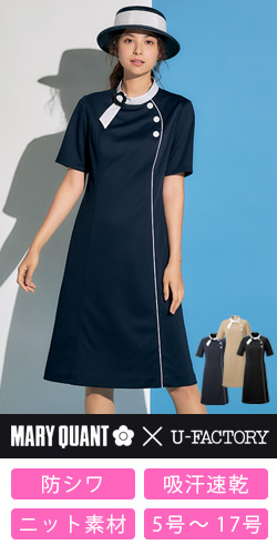 通年]MARY QUANT ワンピース[ニット/防シワ/吸汗速乾](22-M53231