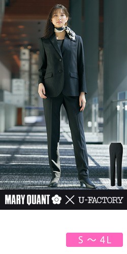 通年]MARY QUANT パンツ[ピンストライプ/ストレッチ](22-M63251