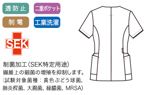 ス軽い着心地の生地