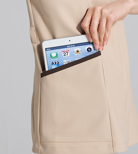 タブレットサイズのポケット