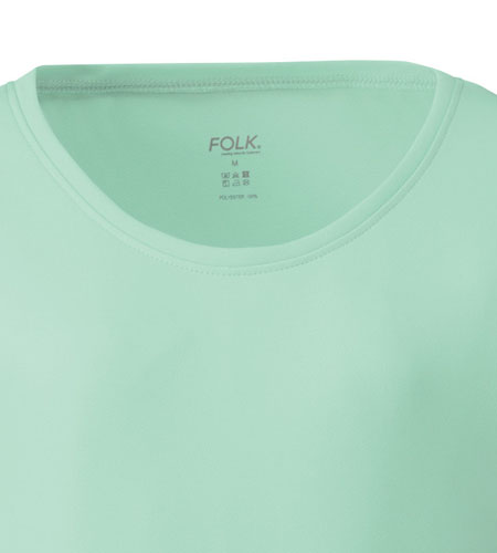 Tシャツのような襟ぐり画像
