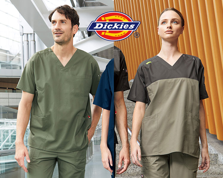 スクラブ Dickies 7040sc5019sc - 介護用衣料・寝巻き