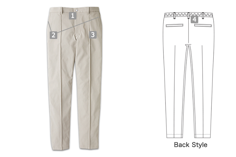 パンツ(男女兼用)(B4-KZN259)の商品詳細