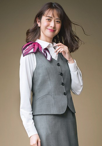 アラフォー以上の大人女性向け制服 ベスト(A9-EAV712)"