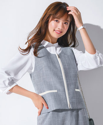 コンサバ 事務服ベスト