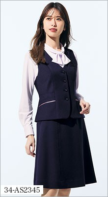 事務服スカート　Aラインスカート(34-AS2345)