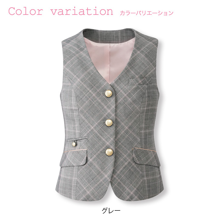 在庫限り】[通年]チェック柄ベスト(22-AR2838) | 株式会社チクマ