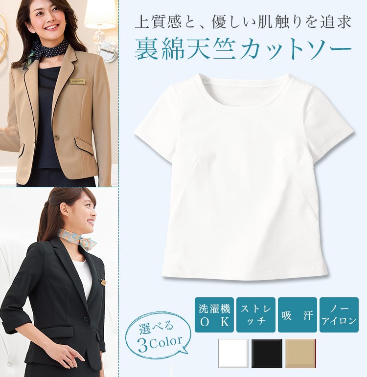 通年]半袖ちゃんとTシャツ(23-WP304) ハネクトーン早川株式会社 オフィスユニフォーム
