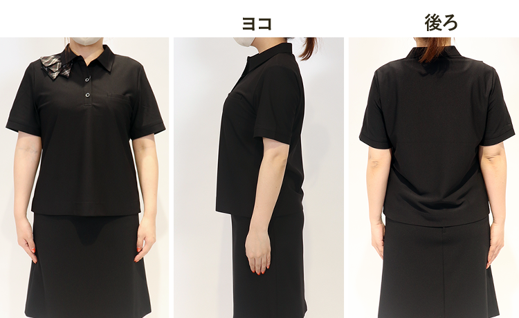 事務服ポロシャツ(28-gcsl2204) スタッフ着用3
