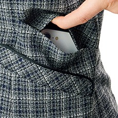 スマホが落ちないポケット