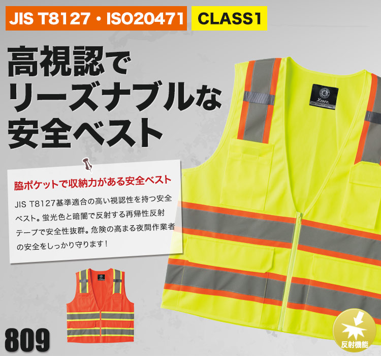 再入荷/予約販売! 安全ベスト 反射ベスト 名入れ 反射 作業服 作業着 工事 メッシュベスト 警備 イベント 防災 防犯 自治会 ボランティア PTA  パトロール 男女兼用 スタッフ 交通安全 チョッキ 夜間 防犯パトロールベスト 30枚セット 8166