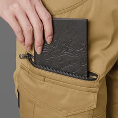財布・野帳(レベルブック)収納ポケット(右)