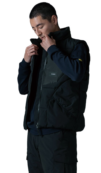 TS DESIGN ニッカーズファイバーダウンベスト 55328