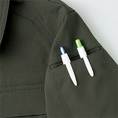 4101 軽量ストレッチ長袖ブルゾン 袖ペン差し