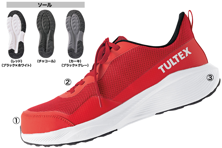 アイトス 安全靴 TULTEX 61-51675 商品詳細